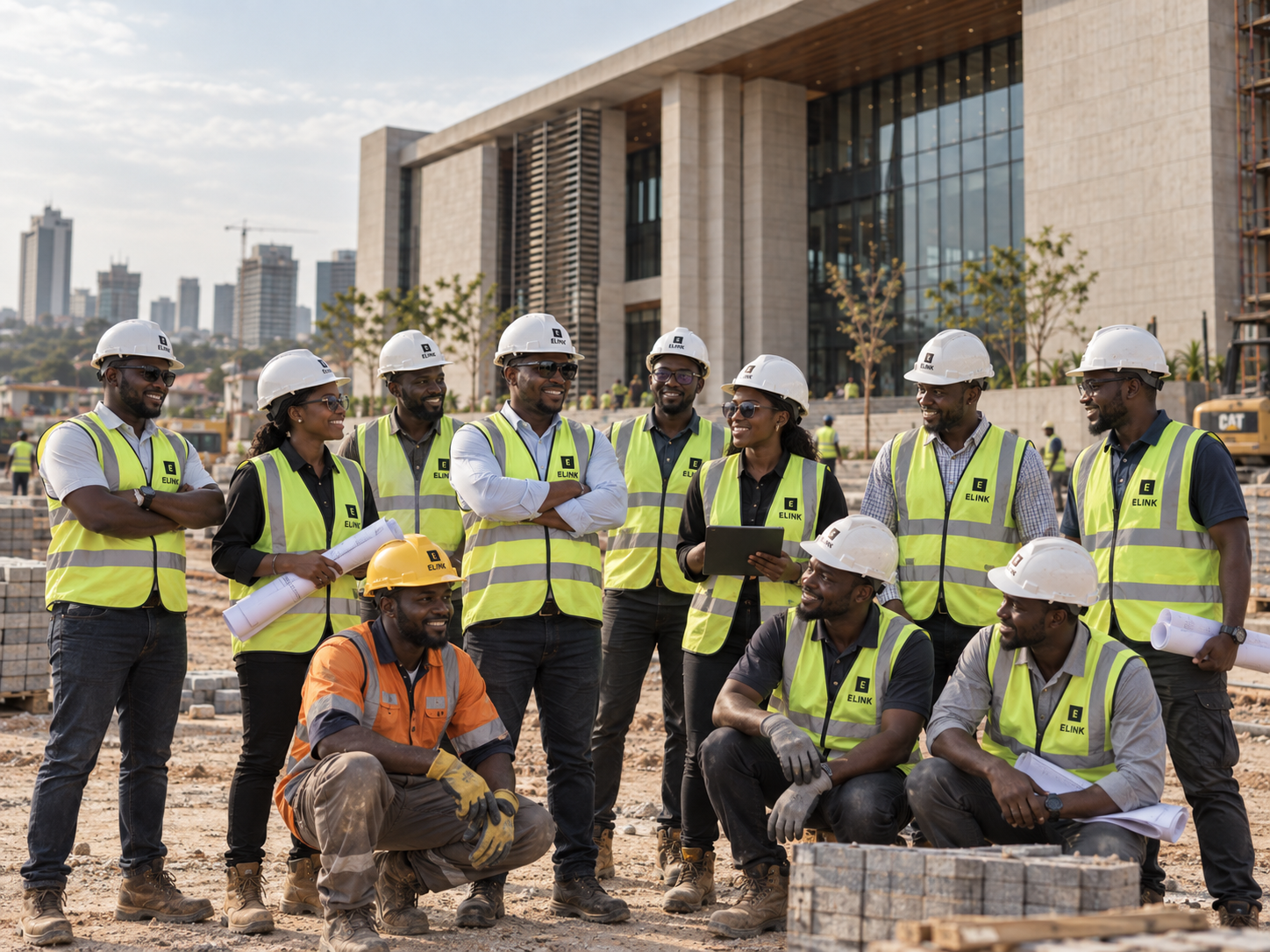 ELINK team portrait on site